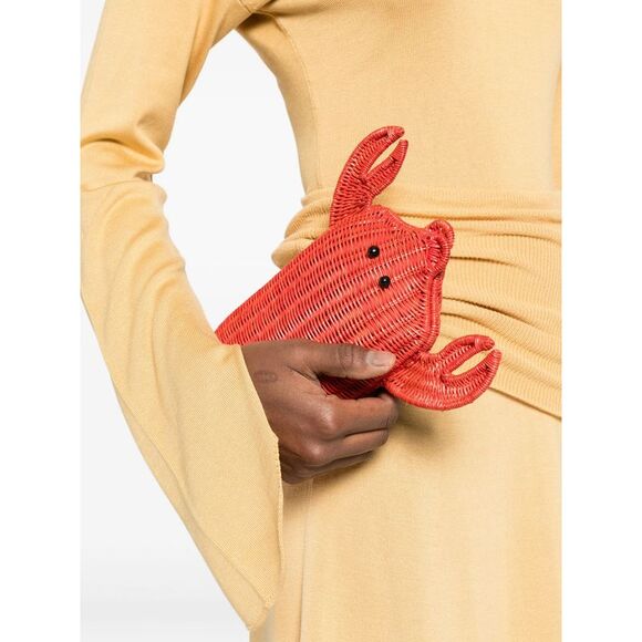 Serpui Red Clutch Bags Women - Picture 3 of 5